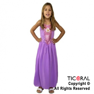 DISFRAZ ECONOMICO RAPUNZEL TALLE 0 x 1